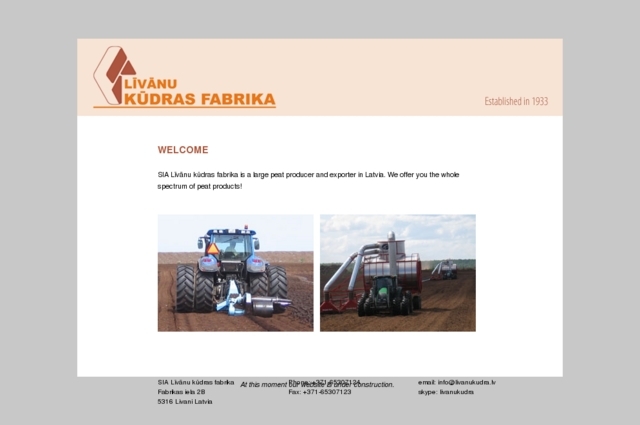 Līvānu Kūdras Fabrika, SIA