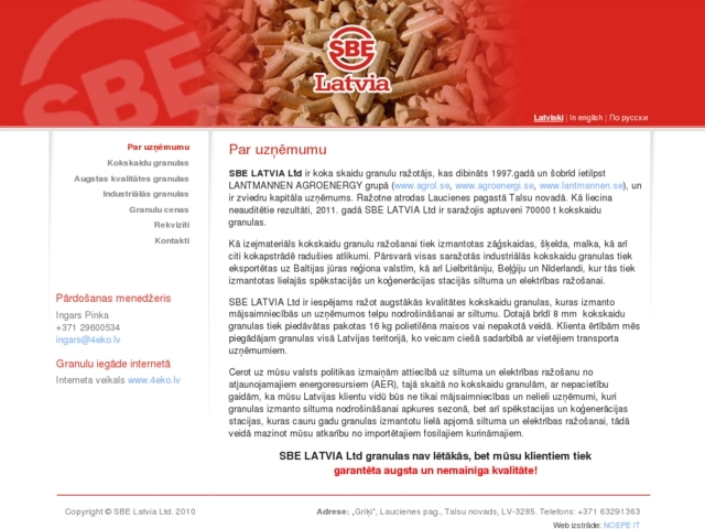 SBE Latvia Ltd., 